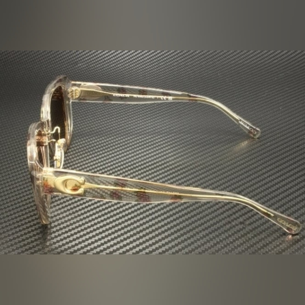 COACH Eyeglasses 9252 Victorian Roses Clear Acrylic Women - Picture 3 of 16
